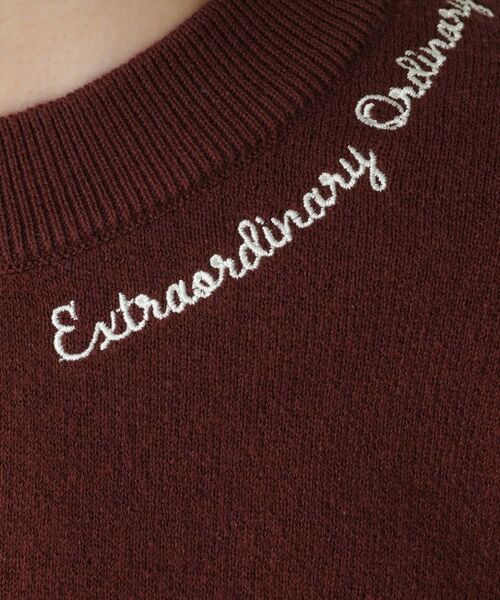Dessin / デッサン ニット・セーター | 【洗える】刺繍入りジャカードニット | 詳細12