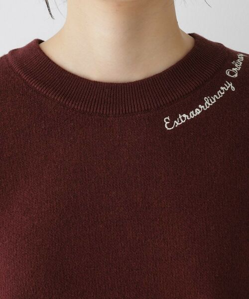 Dessin / デッサン ニット・セーター | 【洗える】刺繍入りジャカードニット | 詳細16