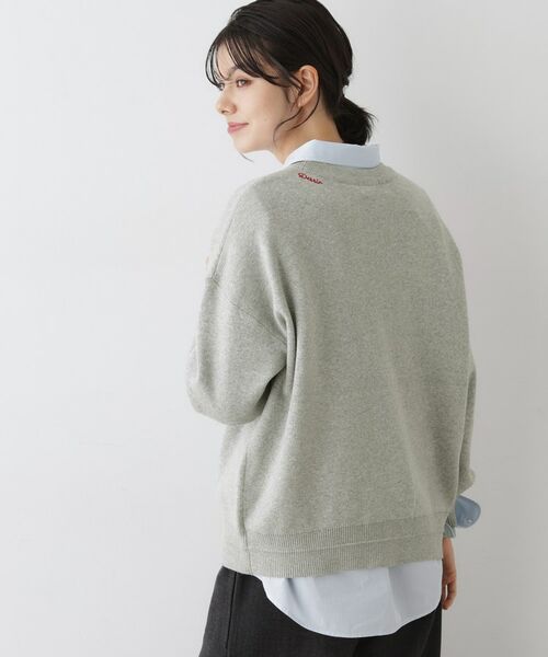 Dessin / デッサン ニット・セーター | 【洗える】刺繍入りジャカードニット | 詳細2