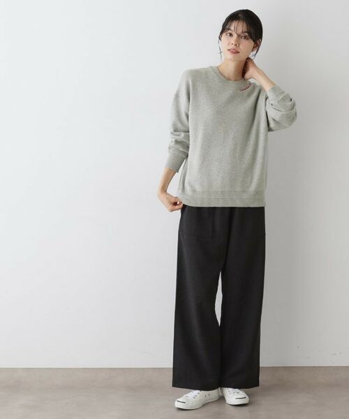 Dessin / デッサン ニット・セーター | 【洗える】刺繍入りジャカードニット | 詳細3