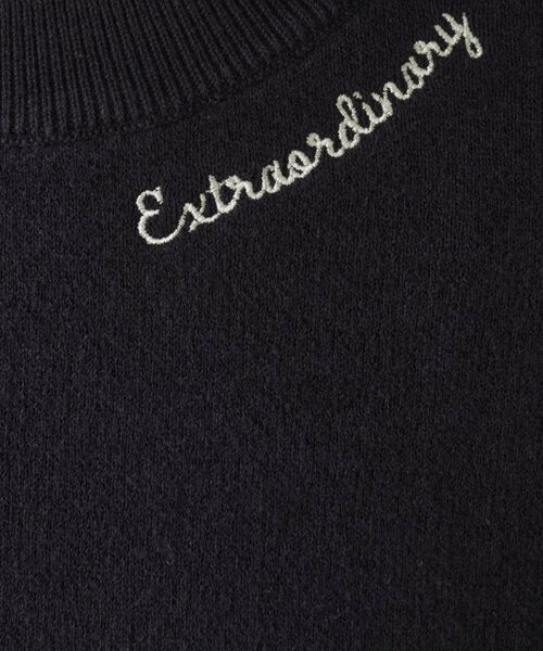 Dessin / デッサン ニット・セーター | 【洗える】刺繍入りジャカードニット | 詳細8