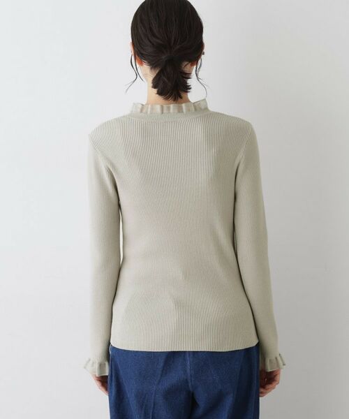 Dessin / デッサン ニット・セーター | 【洗える】オーガンジーフリルニット | 詳細15