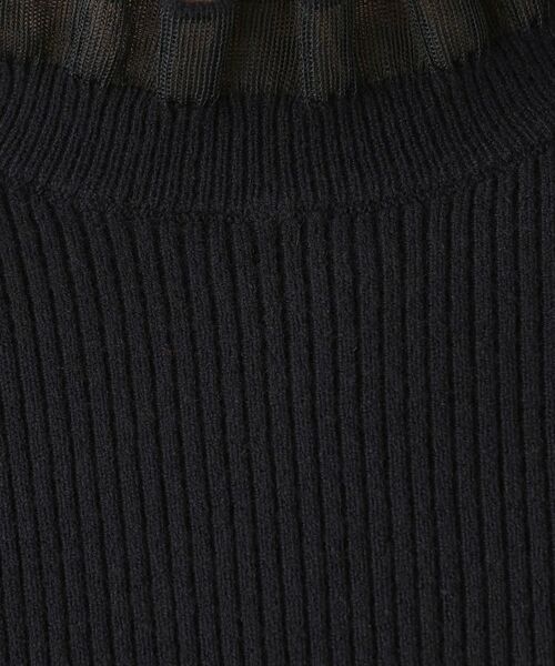 Dessin / デッサン ニット・セーター | 【洗える】オーガンジーフリルニット | 詳細8