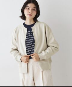 Dessin / デッサン カーディガン・ボレロ | 【洗える】フロントジップカーディガン