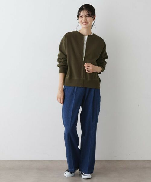 Dessin / デッサン カーディガン・ボレロ | 【洗える】フロントジップカーディガン | 詳細10