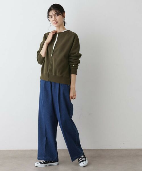 Dessin / デッサン カーディガン・ボレロ | 【洗える】フロントジップカーディガン | 詳細11