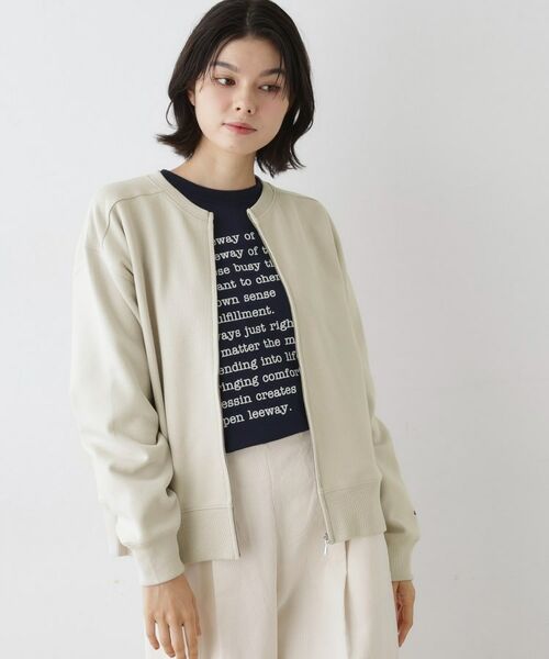 Dessin / デッサン カーディガン・ボレロ | 【洗える】フロントジップカーディガン | 詳細2