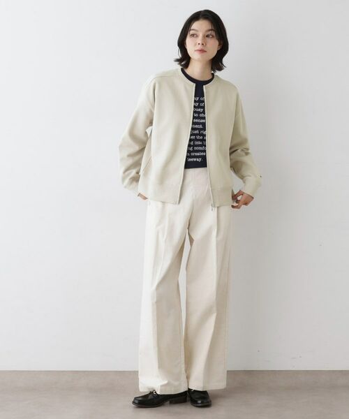 Dessin / デッサン カーディガン・ボレロ | 【洗える】フロントジップカーディガン | 詳細3