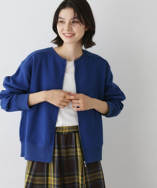 Dessin / デッサン カーディガン・ボレロ | 【洗える】フロントジップカーディガン | 詳細6