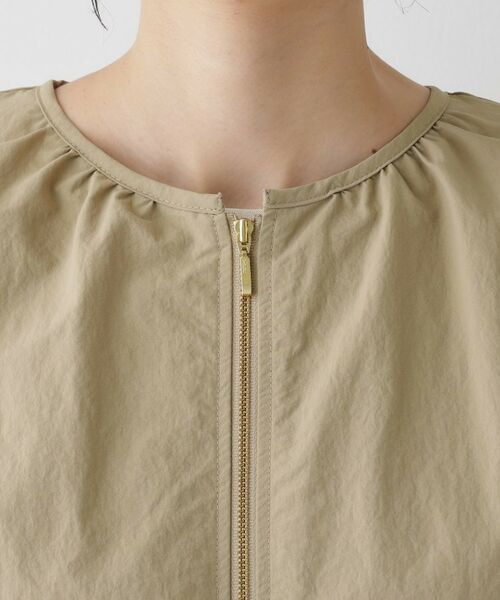 Dessin / デッサン レザーブルゾン・ジャケット | 【撥水・洗える】クルーネックブルゾン | 詳細16