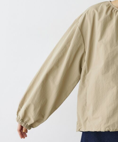 Dessin / デッサン レザーブルゾン・ジャケット | 【撥水・洗える】クルーネックブルゾン | 詳細17