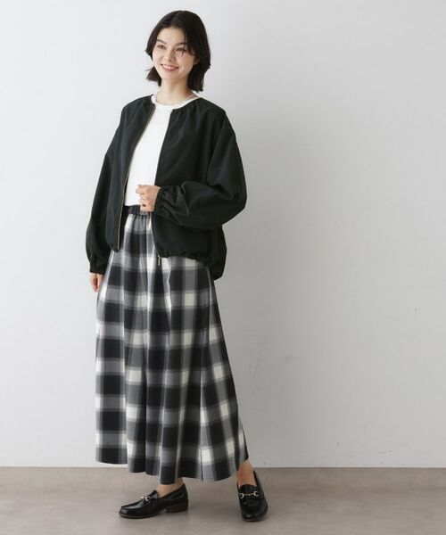 Dessin / デッサン レザーブルゾン・ジャケット | 【撥水・洗える】クルーネックブルゾン | 詳細7