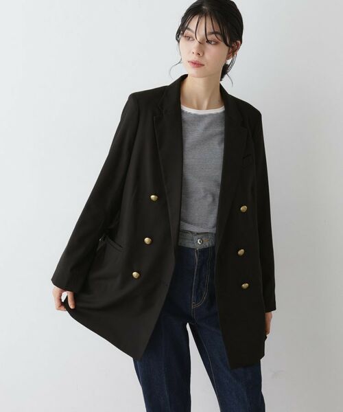 Dessin / デッサン テーラードジャケット | ウール混ダブルジャケット | 詳細1