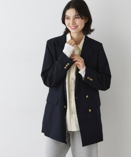 Dessin / デッサン テーラードジャケット | ウール混ダブルジャケット | 詳細5