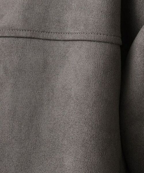 Dessin / デッサン レザーブルゾン・ジャケット | 【セットアップ可・洗える】マシュマロスウェードジップブルゾン | 詳細4