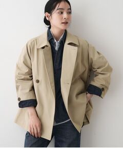 Dessin / デッサン トレンチコート | 【撥水・洗える】スタンドカラートレンチジャケット