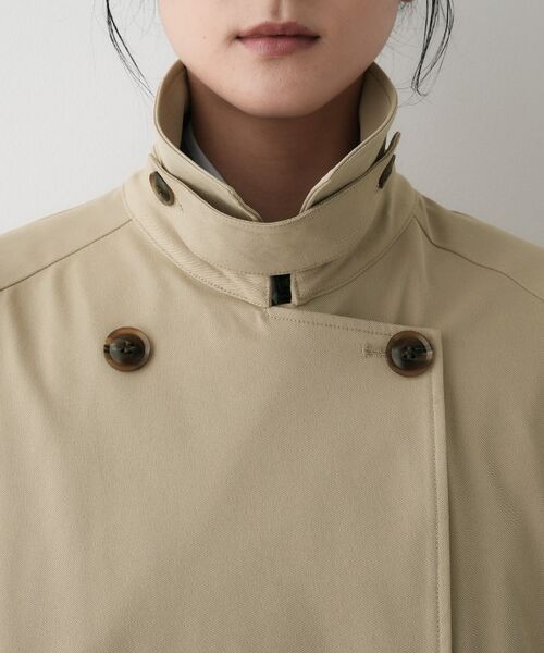 Dessin / デッサン トレンチコート | 【撥水・洗える】スタンドカラートレンチジャケット | 詳細12