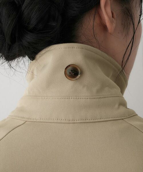 Dessin / デッサン トレンチコート | 【撥水・洗える】スタンドカラートレンチジャケット | 詳細13