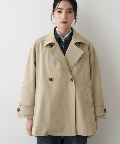 Dessin / デッサン トレンチコート | 【撥水・洗える】スタンドカラートレンチジャケット | 詳細19