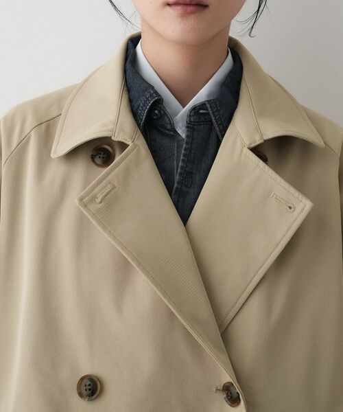Dessin / デッサン トレンチコート | 【撥水・洗える】スタンドカラートレンチジャケット | 詳細20