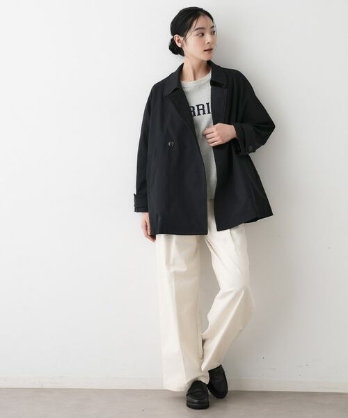 Dessin / デッサン トレンチコート | 【撥水・洗える】スタンドカラートレンチジャケット | 詳細3