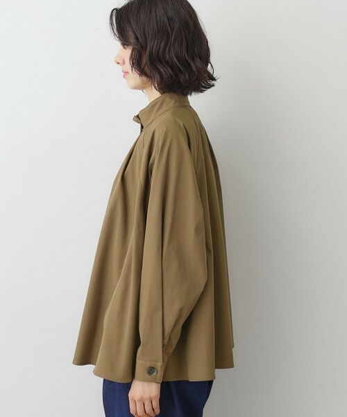 Dessin / デッサン テーラードジャケット | 【洗える】スタンドカラーAラインジャケット | 詳細10