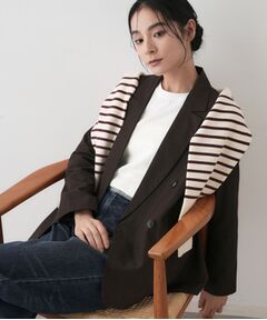 Dessin / デッサン テーラードジャケット | 【洗える】ダブルブレストジャケット