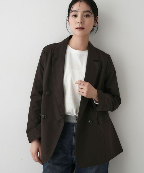 Dessin / デッサン テーラードジャケット | 【洗える】ダブルブレストジャケット | 詳細1