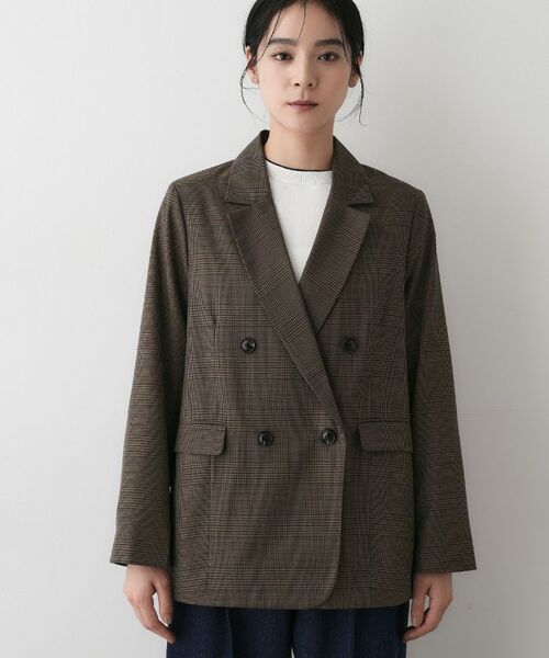 Dessin / デッサン テーラードジャケット | 【洗える】ダブルブレストジャケット | 詳細13