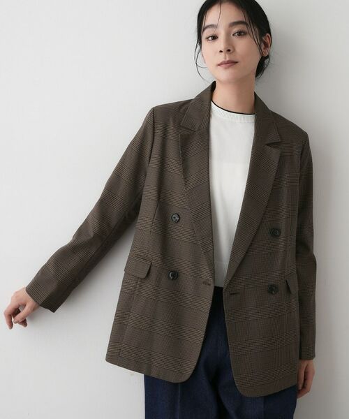 Dessin / デッサン テーラードジャケット | 【洗える】ダブルブレストジャケット | 詳細9