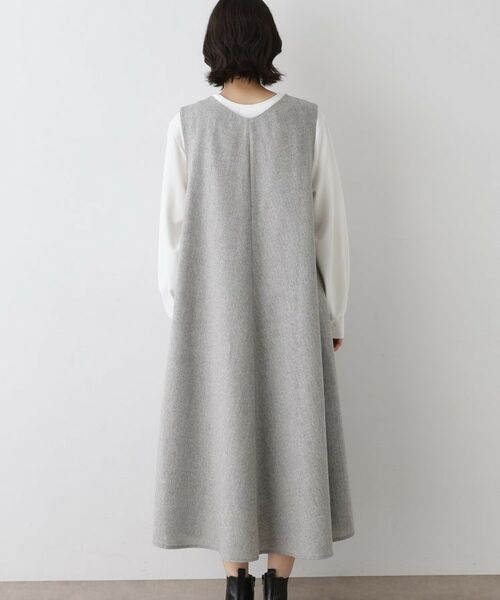 Dessin / デッサン ロング・マキシ丈ワンピース | 【洗える】Vネックジャンパースカート | 詳細15