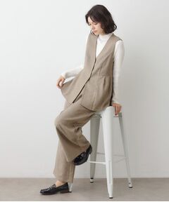 Dessin / デッサン セットアップ | 【2点セット/ウエストゴム/洗える】ツイストクロスセットアップ