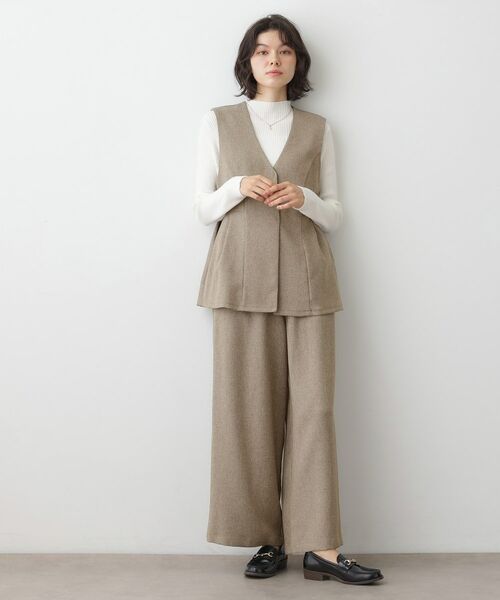 Dessin / デッサン セットアップ | 【2点セット/ウエストゴム/洗える】ツイストクロスセットアップ | 詳細10