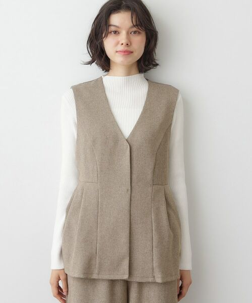 Dessin / デッサン セットアップ | 【2点セット/ウエストゴム/洗える】ツイストクロスセットアップ | 詳細13