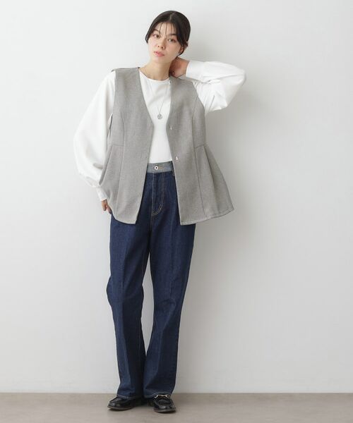 Dessin / デッサン セットアップ | 【2点セット/ウエストゴム/洗える】ツイストクロスセットアップ | 詳細4