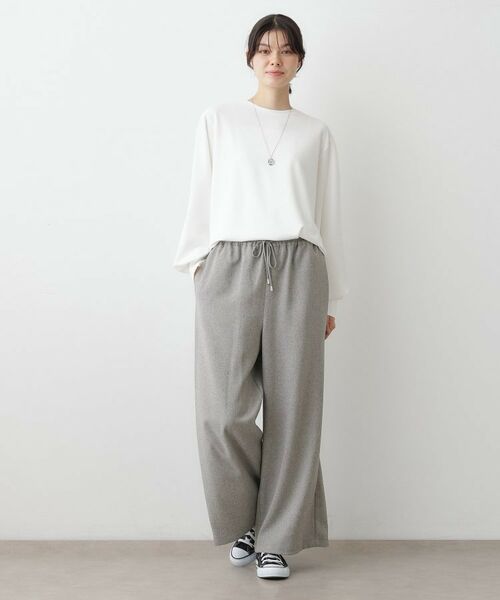 Dessin / デッサン セットアップ | 【2点セット/ウエストゴム/洗える】ツイストクロスセットアップ | 詳細5