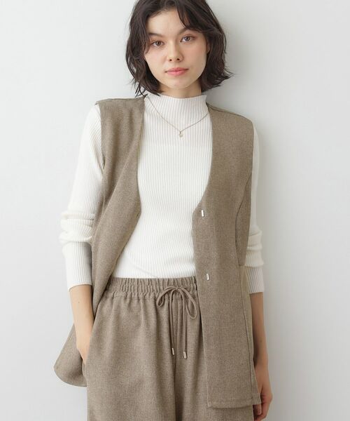 Dessin / デッサン セットアップ | 【2点セット/ウエストゴム/洗える】ツイストクロスセットアップ | 詳細9