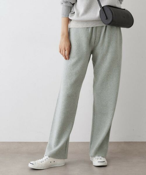 Dessin / デッサン パンツ | 【ウエストゴム/洗える】コットンニットリラクシーパンツ | 詳細1