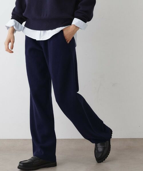Dessin / デッサン パンツ | 【ウエストゴム/洗える】コットンニットリラクシーパンツ | 詳細5
