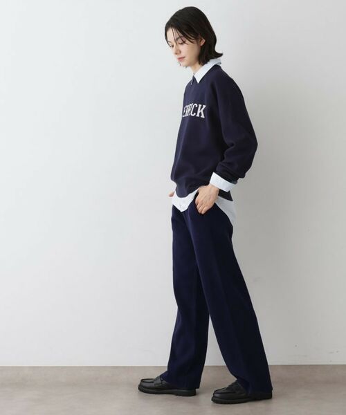 Dessin / デッサン パンツ | 【ウエストゴム/洗える】コットンニットリラクシーパンツ | 詳細7