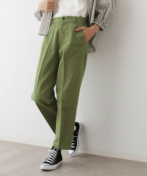 Dessin / デッサン パンツ | 【洗える】パッチポケットワークパンツ | 詳細2