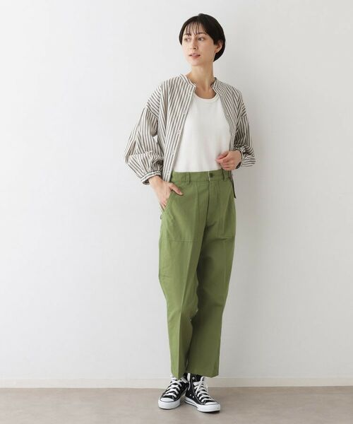 Dessin / デッサン パンツ | 【洗える】パッチポケットワークパンツ | 詳細3