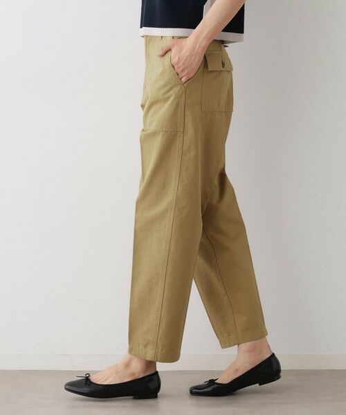 Dessin / デッサン パンツ | 【洗える】パッチポケットワークパンツ | 詳細6