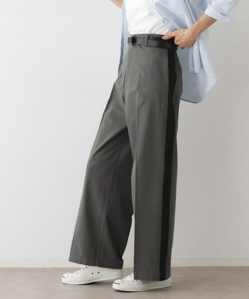 Dessin / デッサン パンツ | 【洗える】サイドラインコットンパンツ | 詳細1