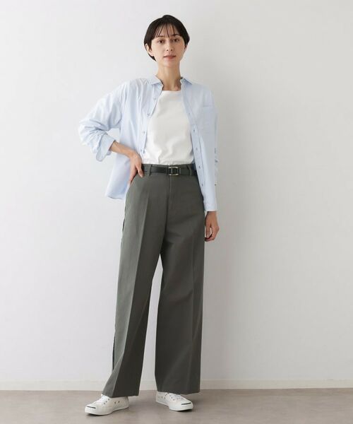Dessin / デッサン パンツ | 【洗える】サイドラインコットンパンツ | 詳細2