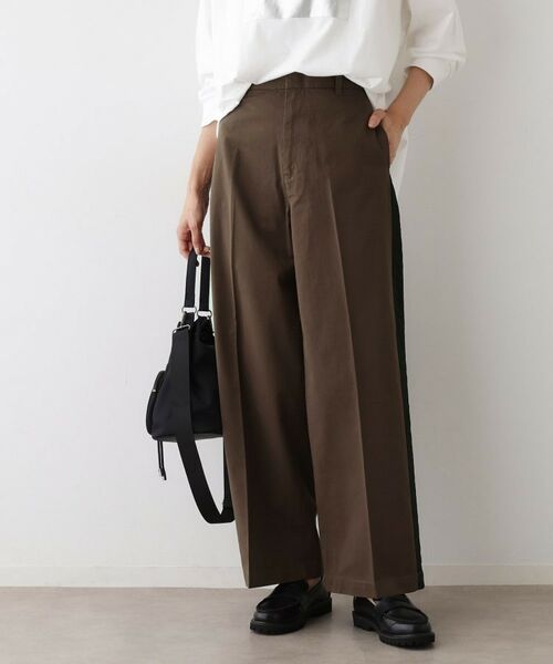 Dessin / デッサン パンツ | 【洗える】サイドラインコットンパンツ | 詳細5
