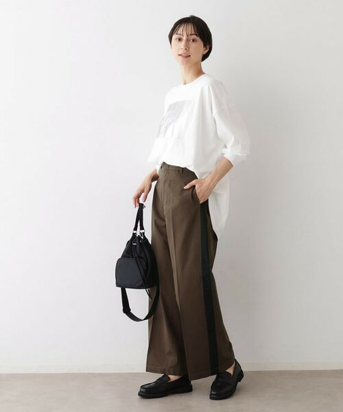 Dessin / デッサン パンツ | 【洗える】サイドラインコットンパンツ | 詳細7