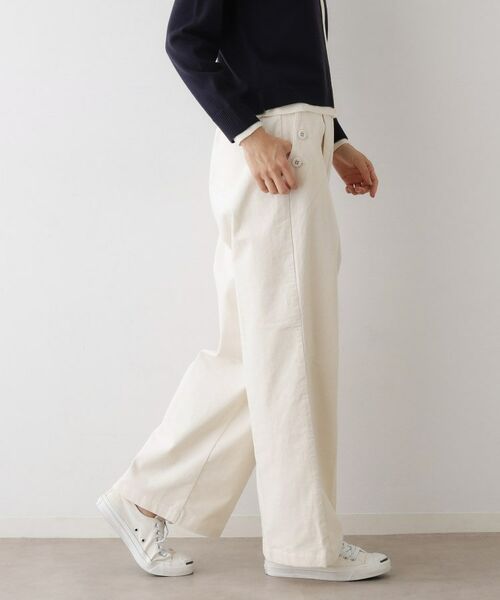 Dessin / デッサン パンツ | 【セットアップ可・洗える】マリンコーデュロイパンツ | 詳細1