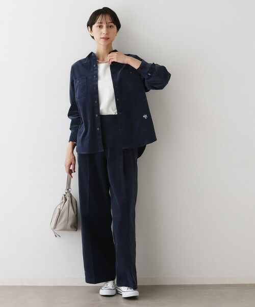 Dessin / デッサン パンツ | 【セットアップ可・洗える】マリンコーデュロイパンツ | 詳細11