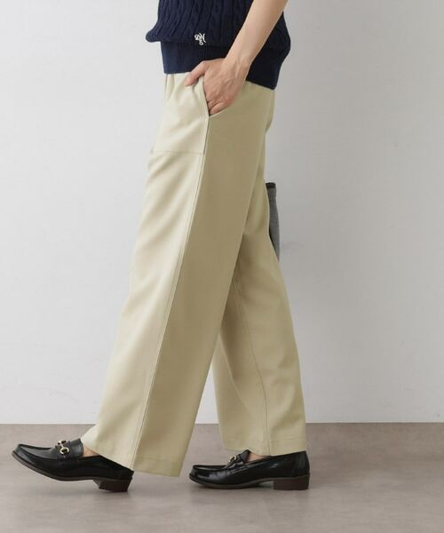 Dessin / デッサン パンツ | 【ウエストゴム・洗える】コンフォートワイドパンツ | 詳細10